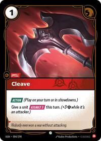 OGN 004/298 - Cleave