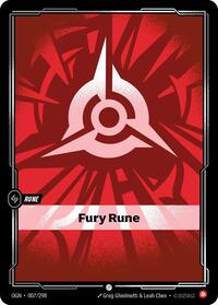 OGN 007/298 - Fury Rune