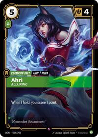 OGN 066/298 - Ahri - Alluring
