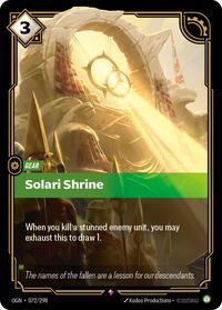 OGN 072/298 - Solari Shrine
