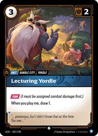 OGN 087/298 - Lecturing Yordle