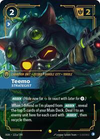 OGN 121a/298 - Teemo - Strategist (Alternate Art)