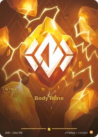 OGN 126a/298 - Body Rune (Alternate Art)
