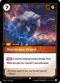 OGN 137/298 - Stormclaw Ursine