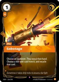OGN 156/298 - Sabotage