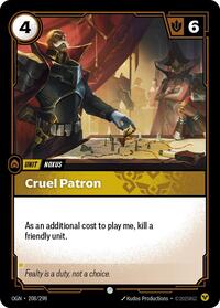 OGN 208/298 - Cruel Patron