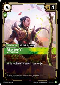 OGS 004/024 - Master Yi - Meditative