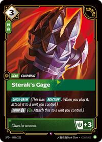 SFD 056/221 - Sterak's Gage