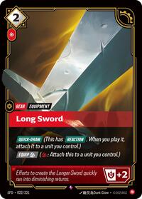 SFD 022/221 - Long Sword