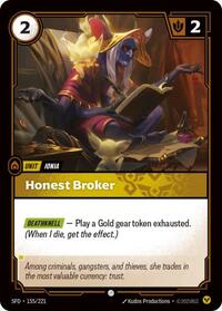 SFD 155/221 - Honest Broker