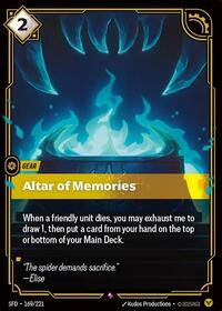 SFD 169/221 - Altar of Memories