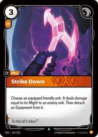 SFD 107/221 - Strike Down