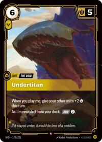 SFD 175/221 - Undertitan