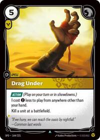 SFD 164/221 - Drag Under