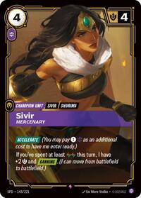 SFD 143/221 - Sivir - Mercenary