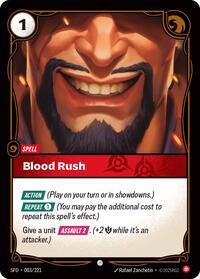 SFD 003/221 - Blood Rush