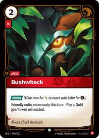 SFD 004/221 - Bushwack