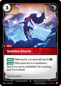 SFD 017/221 - Sudden Storm
