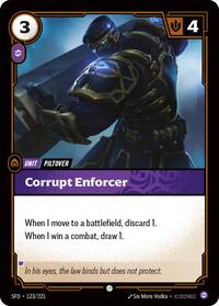 SFD 123/221 - Corrupt Enforcer
