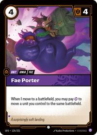 SFD 125/221 - Fae Porter