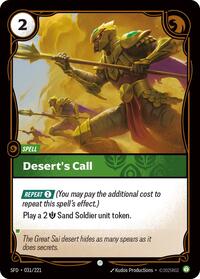 SFD 031/221 - Desert's Call