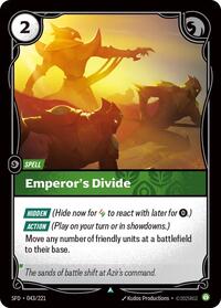 SFD 043/221 - Emperor's Divide
