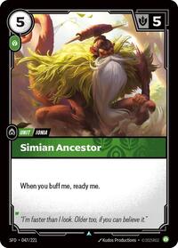 SFD 047/221 - Simian Ancestor