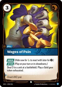SFD 070/221 - Wages of Pain