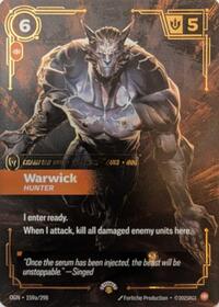 (Promo) OGN 159a/298 - Warwick - Hunter (Foil)