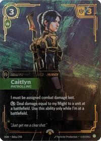 (Promo) OGN 068a/298 - Caitlyn - Patrolling (Foil)