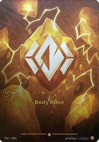 SFD R04a - Body Rune (Alternate Art)