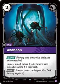 UNL 131/219 - Abandon
