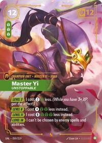 UNL 059/219 - Master Yi - Unstoppable
