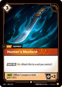 UNL 096/219 - Hunter's Machete