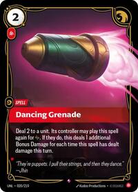 UNL 020/219 - Dancing Grenade