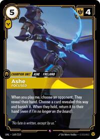 UNL 169/219 - Ashe - Focused