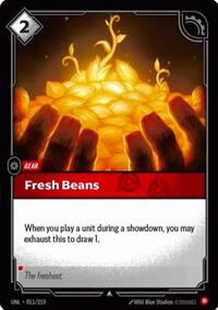 UNL 011/219 - Fresh Beans