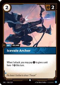 UNL 065/219 - Icevale Archer