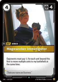UNL 163/219 - Mageseeker Investigator