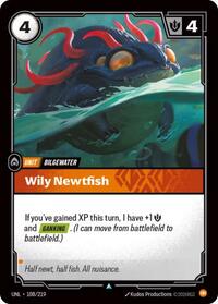 UNL 108/219 - Wily Newtfish