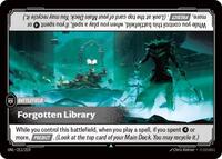 UNL 211/219 - Forgotten Library