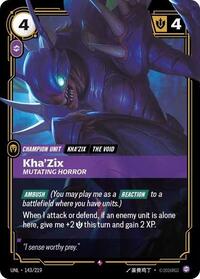 UNL 143/219 - Kha'Zix - Mutating Horror