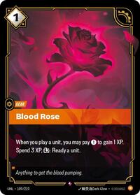 UNL 109/219 - Blood Rose