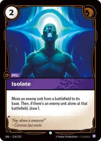 UNL 124/219 - Isolate