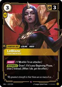 UNL 172/219 - LeBlanc - Fragmented