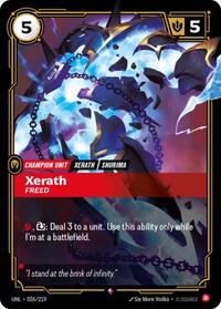 UNL 026/219 - Xerath - Freed