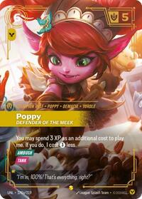 UNL 178a/219 - Poppy - Defender of the Meek (Alternate Art)