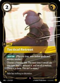 UNL 175/219 - Tactical Retreat