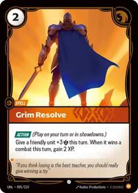 UNL 095/219 - Grim Resolve