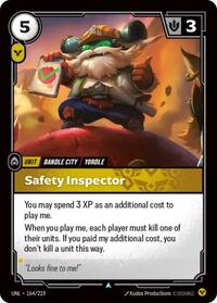 UNL 164/219 - Safety Inspector